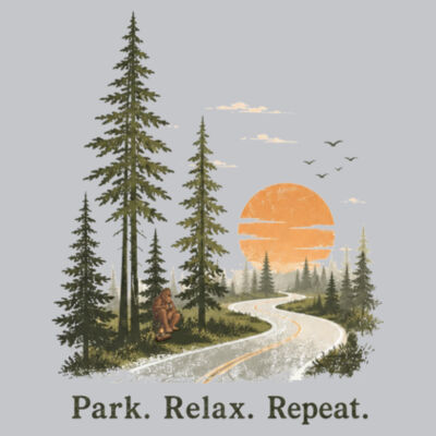 Park. Relax. Repeat. Tee Design