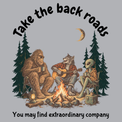 Take Back Roads Tee Design