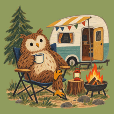 Owl+Caravan Tee Design