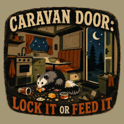 Lock it or Feed it. Tee Design