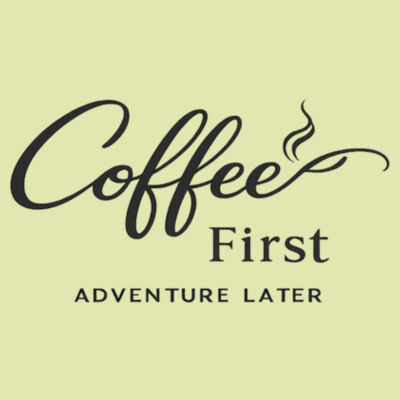 Coffee First Tee Design