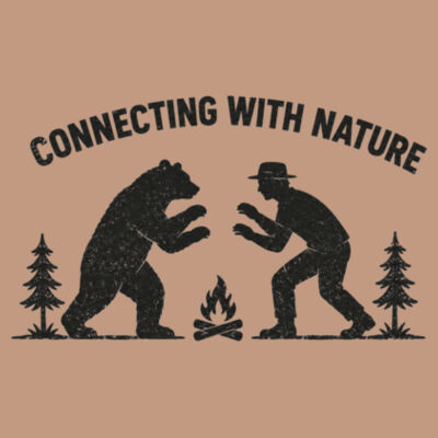connecting with nature Tee Design