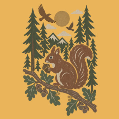 Frest Squirrel Tee Design
